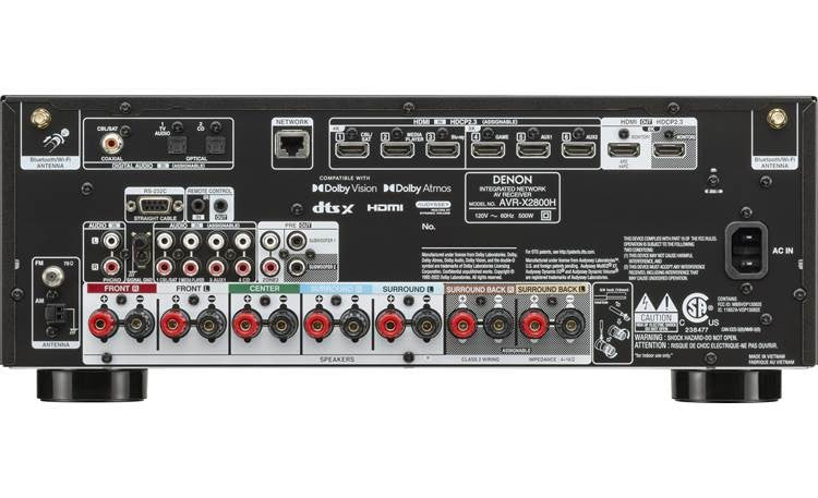 Denon: AVR-X2800H - 7.2 Channel AV Amplifier
