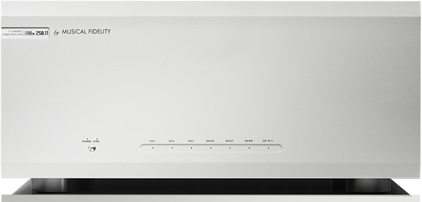 Musical Fidelity M6X 250.11 11 channel power amplifier silver