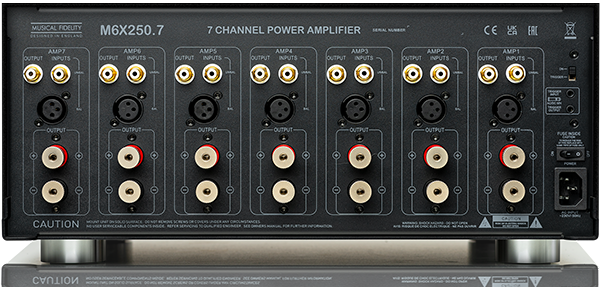 Musical Fidelity M6X 250.7 7 channel power amplifier black