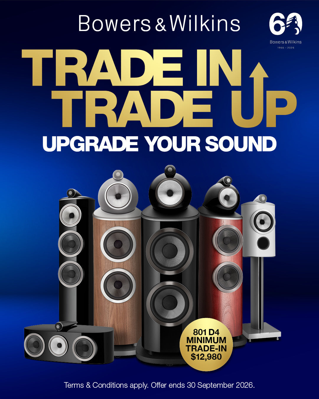 Bowers & Wilkins 805 D4 Stand Mount Speaker Pair