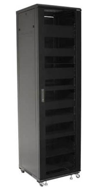 Sanus CFR2144 Cabinet Frame Rack, 44 RU AV Rack Unit - Black
